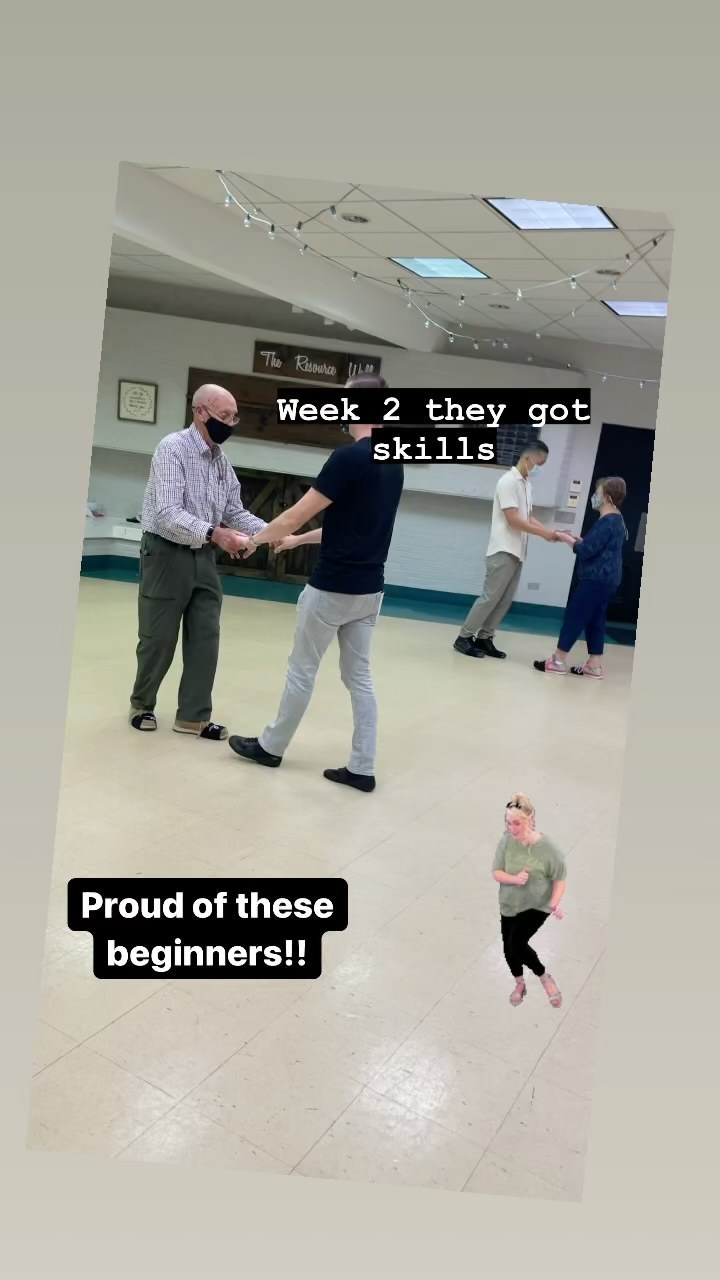 Heading into week 3 Intro to west coast swing #dance #dancewithintention #lovelyday #mondaynight