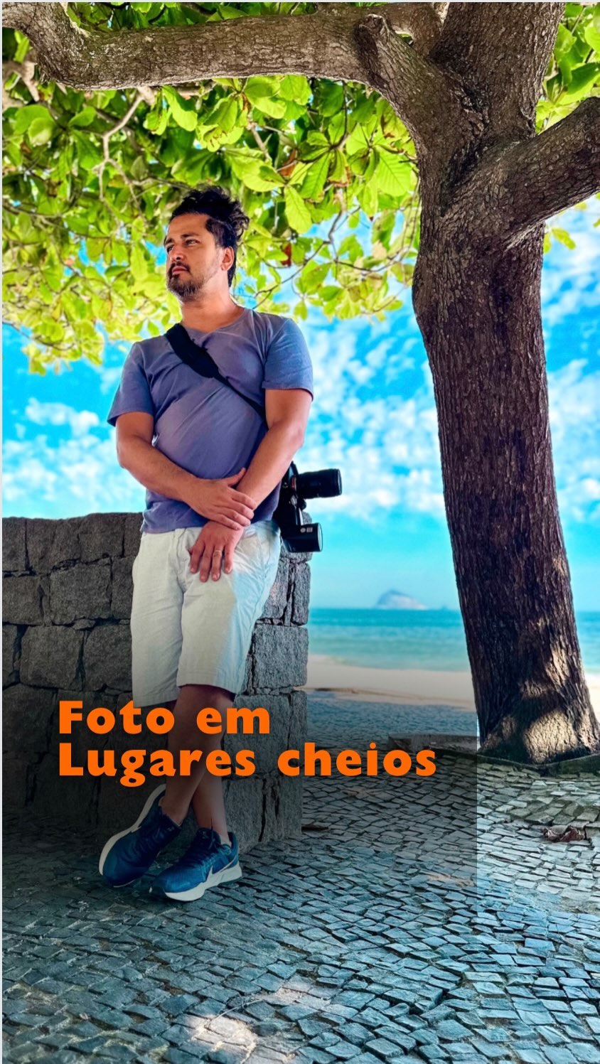 ❌ Chega de tirar aquela foto cheia de gente atrás
Com apenas um truque você consegue esconder as pessoas e focar na paisagem linda atrás! Abaixe o ângulo da câmera e use algum objeto para te ajudar!
Me conta sua maior dificuldade na hora de tirar suas fotos que eu irei te ajudar👇🏻