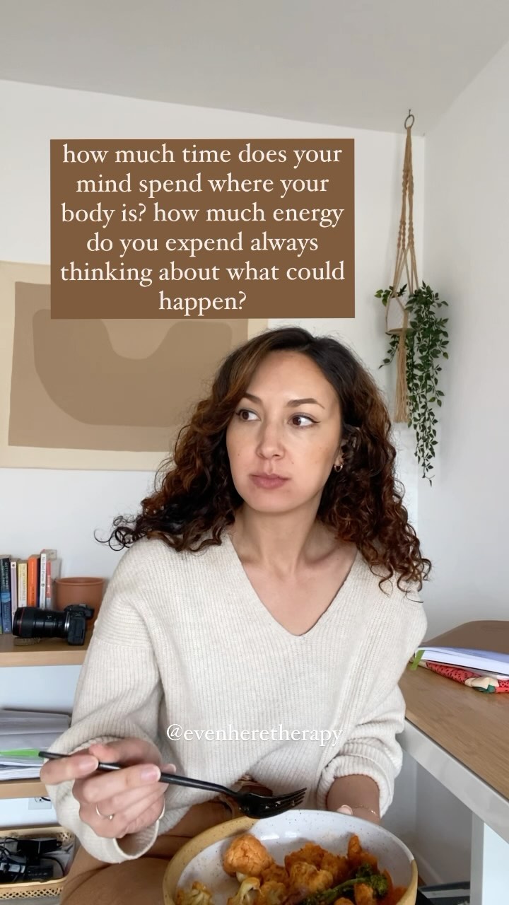 If your mind is always trying to think about what could happen, it may be a sign that you’re trying to protect yourself from something.
This symptom presents itself often in trauma work, as there’s a wound that’s below this pattern of thinking 💭