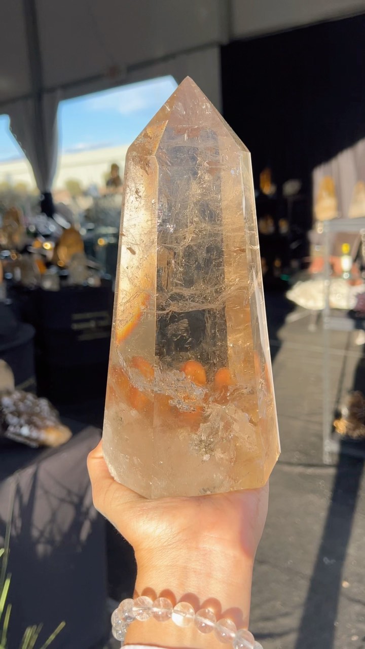 ✨Which Citrine is your favorite? 🤭🤩
The sun definitely blessed me and gave me the perfect lighting to record these beauties in. Something about that citrine glow is incomparable to anything else.
#2 and #3 available ✨
#citrine #citrinecrystal #citrinequartz #citrinestone #citrinetower #citrinesphere #gemshow #tucsongemshow #minerals