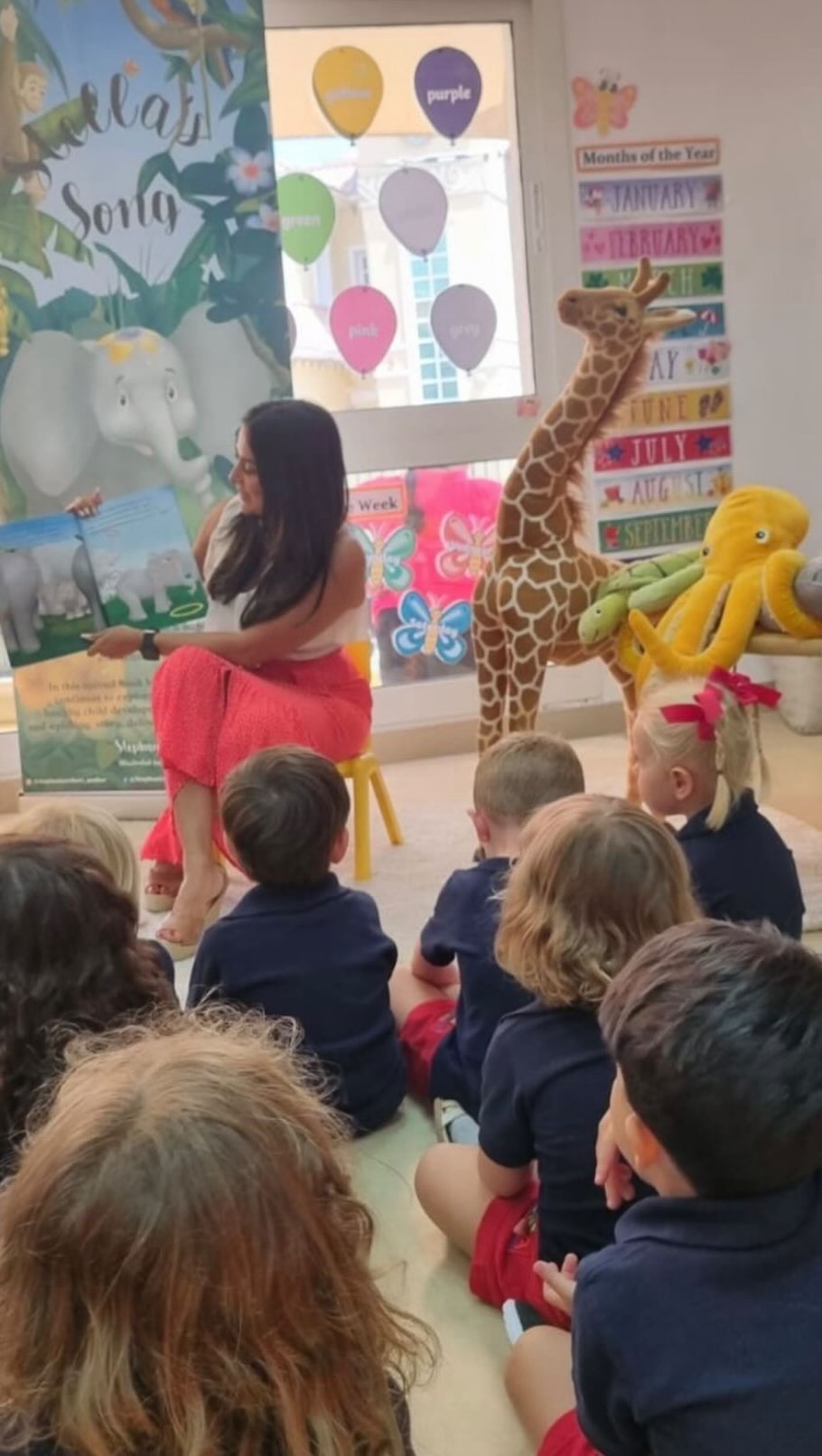 A fun morning at IDEA Early Learning Center!!!
It was such a pleasure reading and interacting with the children this morning, who I must say really impressed me with their great listening skills for such young ages!
We spoke about how important it is to embrace ALL our emotions and we explored the themes of my book #stellassong which revolve around self love, belonging and celebrating our uniqueness!
No session of mine is complete without a guided imagination exercise at the end where we tap into our senses and our ability to feel gratitude in our hearts 💕
A wonderful experience so thank you IDEA ELC for welcoming me 🙏🏻
#ideaearlylearningcenter #authorvisit #mindfulnessforkids #storytelling #guidedmeditationforkids #gratitude #compassion #belonging #selflove #singyourownsong #celebrateyouruniqueness #childrensauthor #dubaiauthor #khdadubai