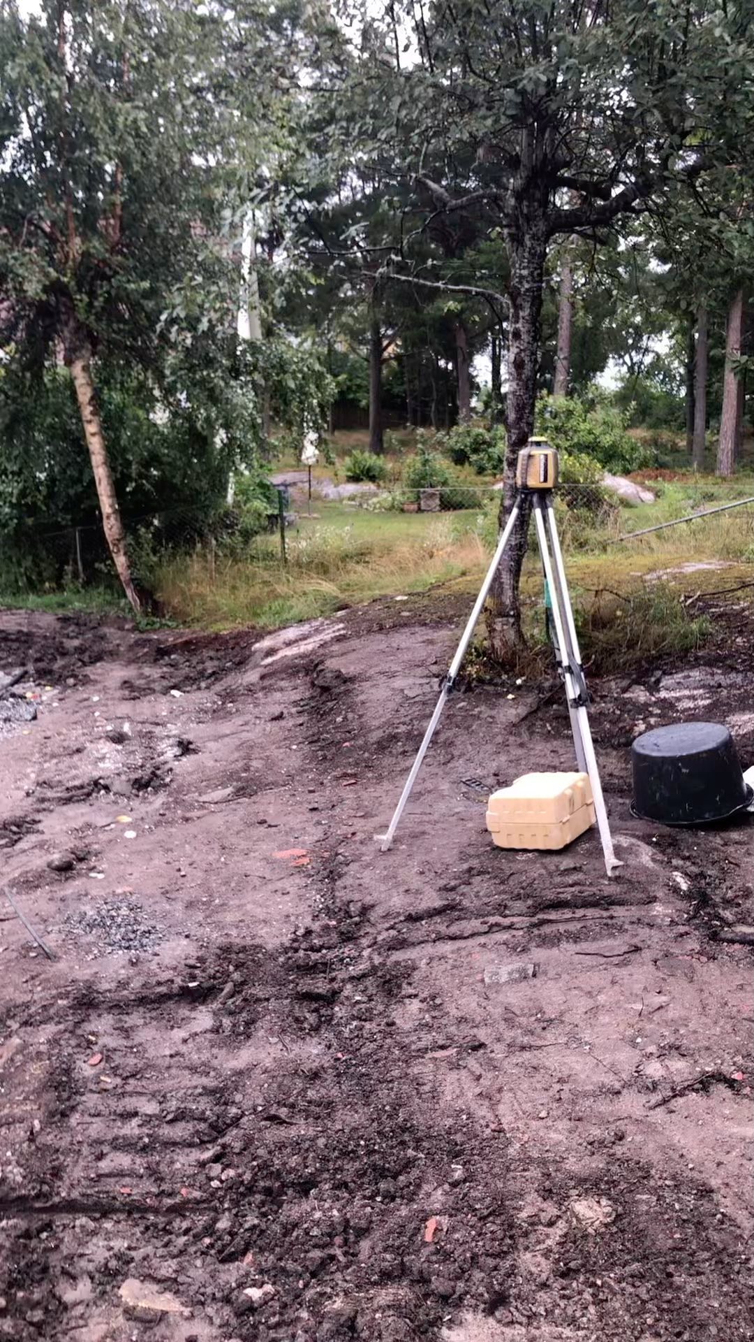 Dagens gjutning på Dalarö. Platta på mark och valv över källare