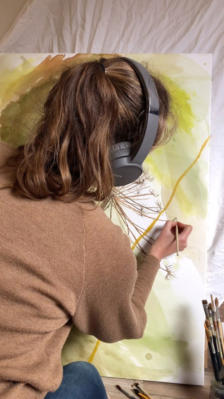 Winter… de natuur in rust. En dat ben ik niet altijd 😅. Maar toch; we kunnen er een les uit halen 🌝🪵.
#creatiefleven #schilderij #natuurkunst #creatiefproces #natuurschil