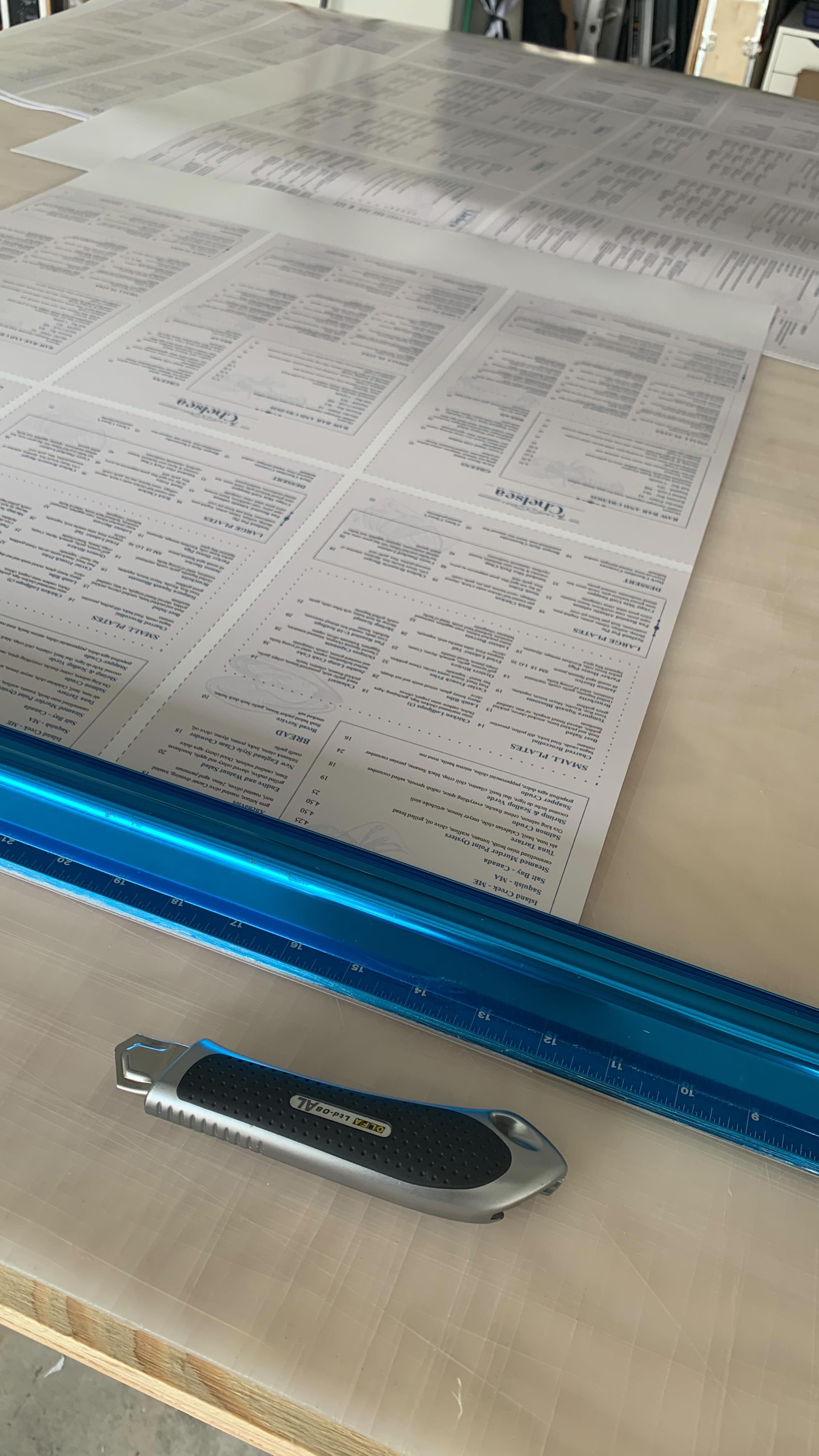 Congrats to everyone at The Chelsea Bistro + Bar. Make sure you stop by today for their grand opening. Check out the menus they printed with us…