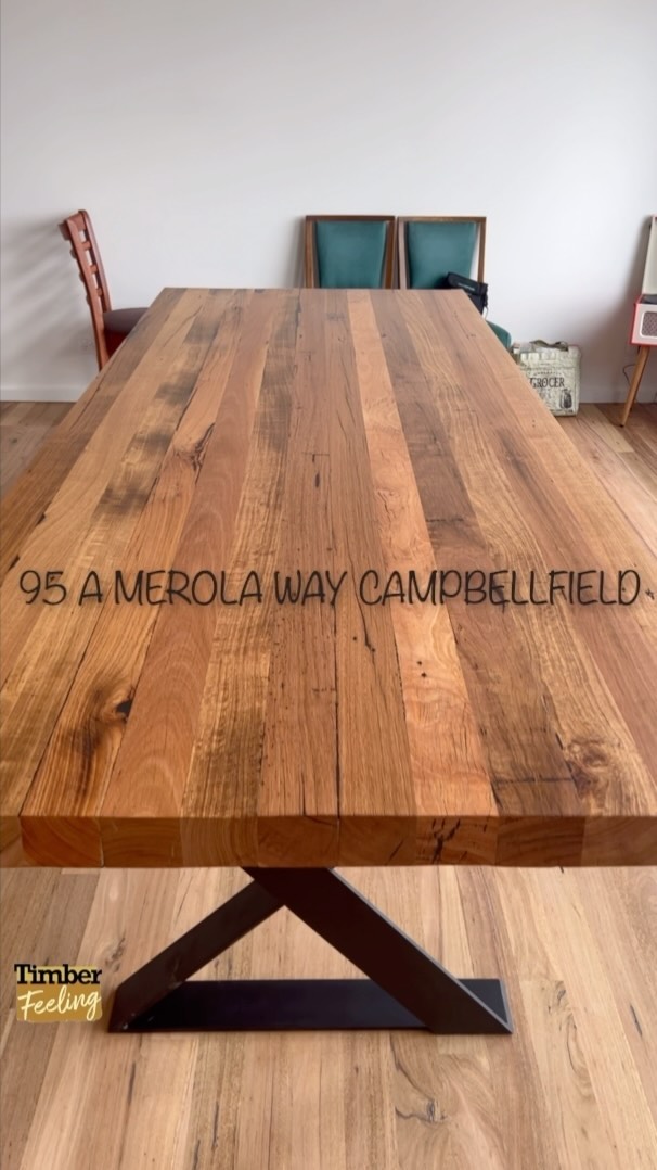 #timberfeelingfurniture #melbourne #recycledtimberfurniture #3mtable #bespoke #longtable #handmadefurniture #campbellfield #madetoordertable #localfurniture #vic #sydenyfurniture #brisbanefurnitute #adelaidefurniture