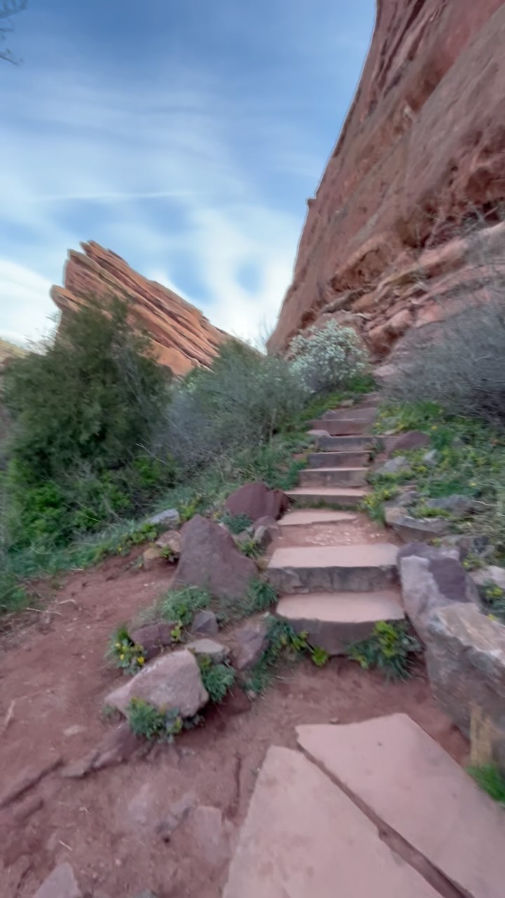 How many stairs makes you the stair master? #hikemore #redrocksamphitheater #hikingtour #hike Colorado
