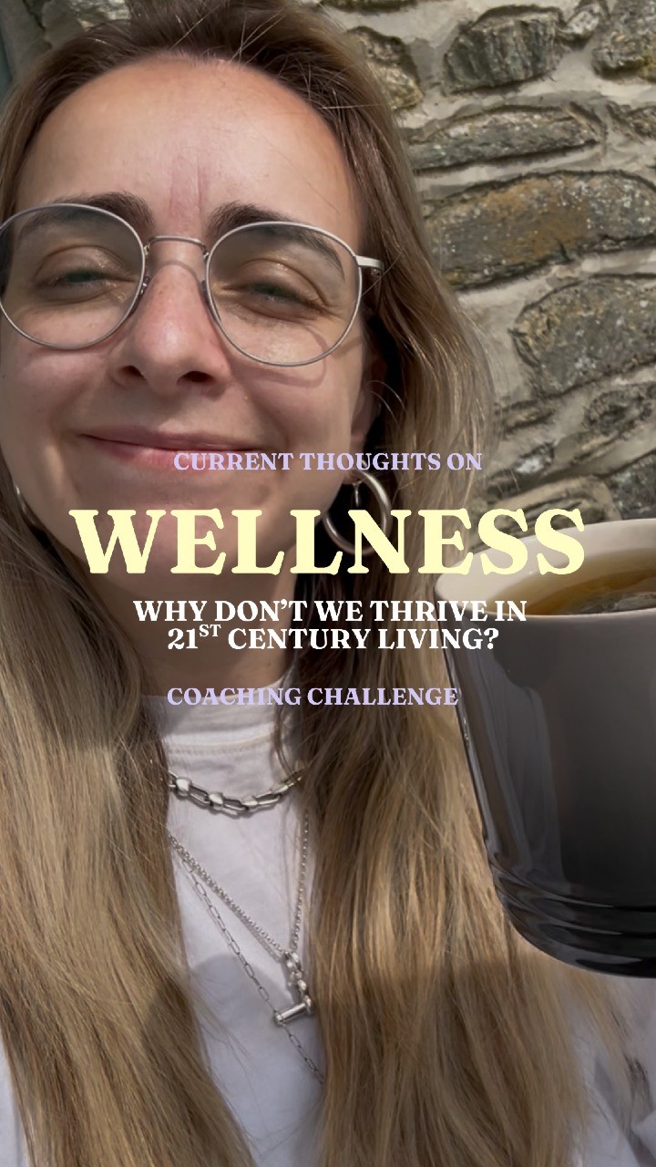 We can admit it, the 21st century world is not set up for us to succeed, in fact it can often feel like the opposite is true. The statistics of increasingly deteriorating mental and physical health across society due to stress alone are astonishing.
This month, I'm thinking about intentional wellness and asking myself: Where have I slipped into 21st century comfort and believed that it is good for me because that is what the majority are doing?
What are those things for you?