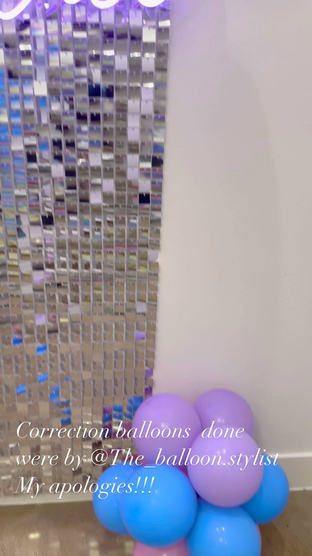 I have to give a correction and a special shout out @the_balloon.stylist!!!