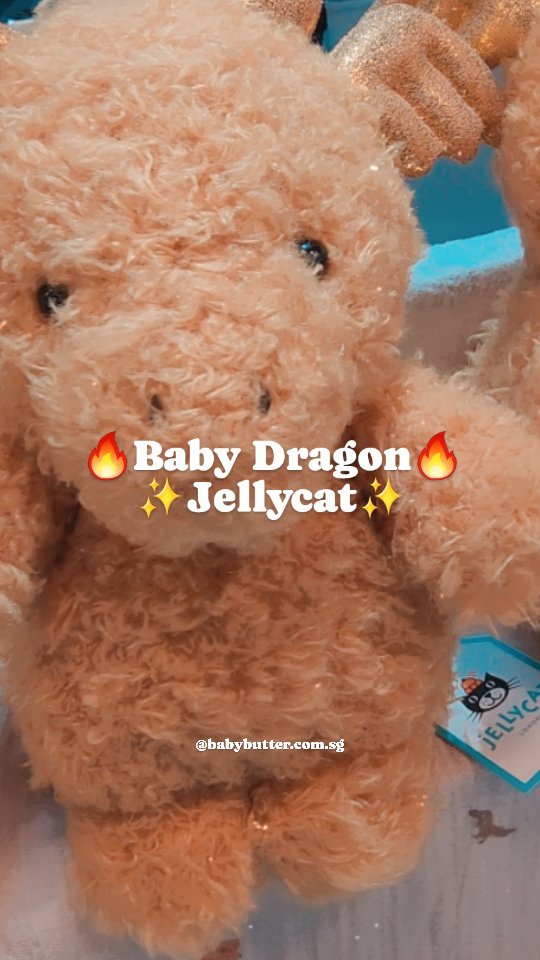Why hoard treasure when you're already golden?
#babydragon #dragonjellycat #jellycatsofinstagram #babybuttersg #babystore #babygift #dragon #golden