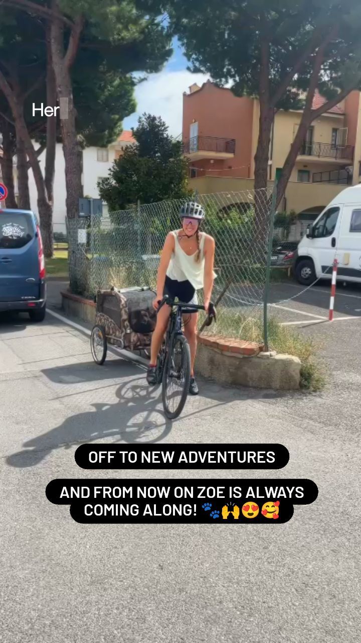 Zoe got a carrier ๐๐
Finally everything's set and she can come along for my bike rides and future adventures!
We will start "slow" with some bikedrides around Finale before setting off for a multiday adventure at Corsica! ๐ตโโ๏ธ๐