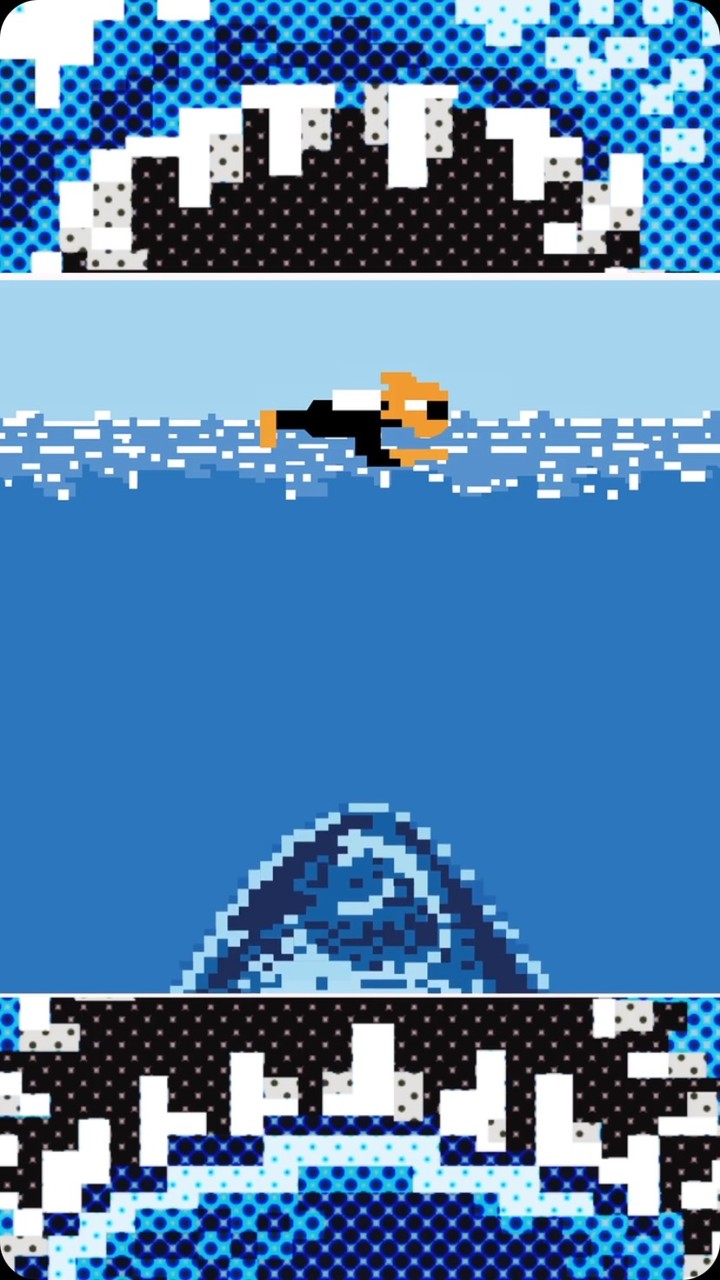 New 8bit print series JAWS follow me to see more upcoming releases