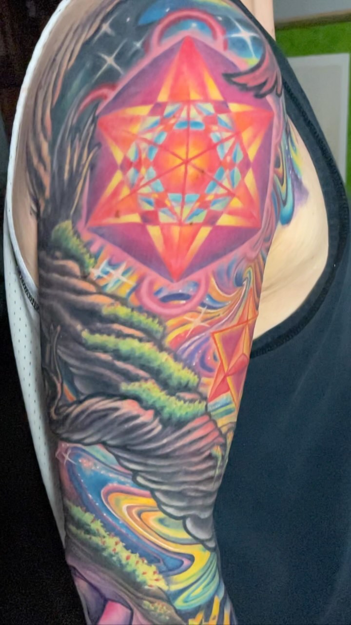 Here’s one of my favorite projects. Over the last few years it’s been a privilege to see @adamrog91 ‘s transformation. Since we finished this sleeve project, we’ve also completed an entire backpiece (which I’ll be sharing soon) Adam is also in the process of two leg sleeves, one by @adamfrance and the other by @durbmorrison , both nearing completion.
All large tattoos take dedication and perseverance…. But this guy is on a totally different level. Would you ever commit to a full body suit?