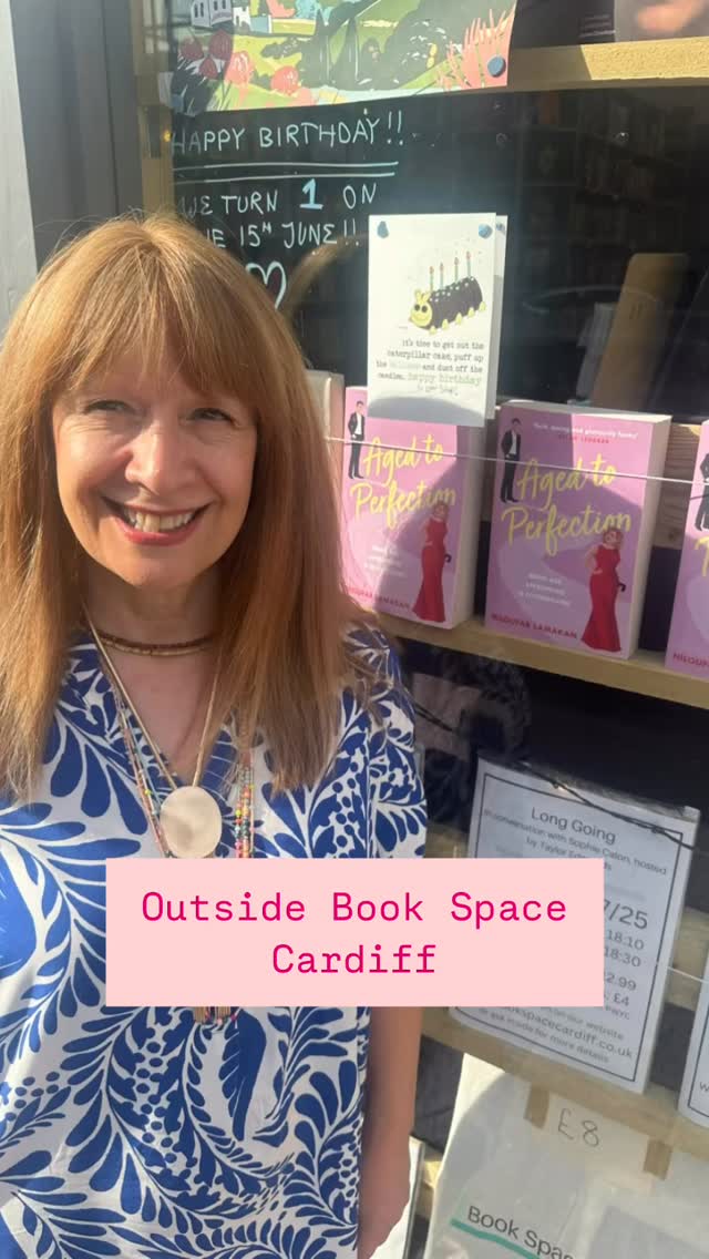 ๐ Thank you to everyone who braved the heat ๐ฅin Cardiff ๐ด๓ ง๓ ข๓ ท๓ ฌ๓ ณ๓ ฟand came along last night! ๐You made it such a fun evening! ๐ Big thanks to Lily for hosting ๐๐ป @bookspacecardiff @onemorechapterhc @cwipprize
-
#agedtoperfectionnovel #niloufarlamakan #romcom #livingthelife #reading #books #romanticcomedy #booklovers #booksigning #books #NewRelease2025 #fabulousover50 #boomer #babyboomer #proaging #womenover60 #agepositive #midlifewomen #older #olderwomen #midlifewomen #boomers #authorevent #lovebooks #cardiff #bookevent #indiebookshopweek #indiebookstore