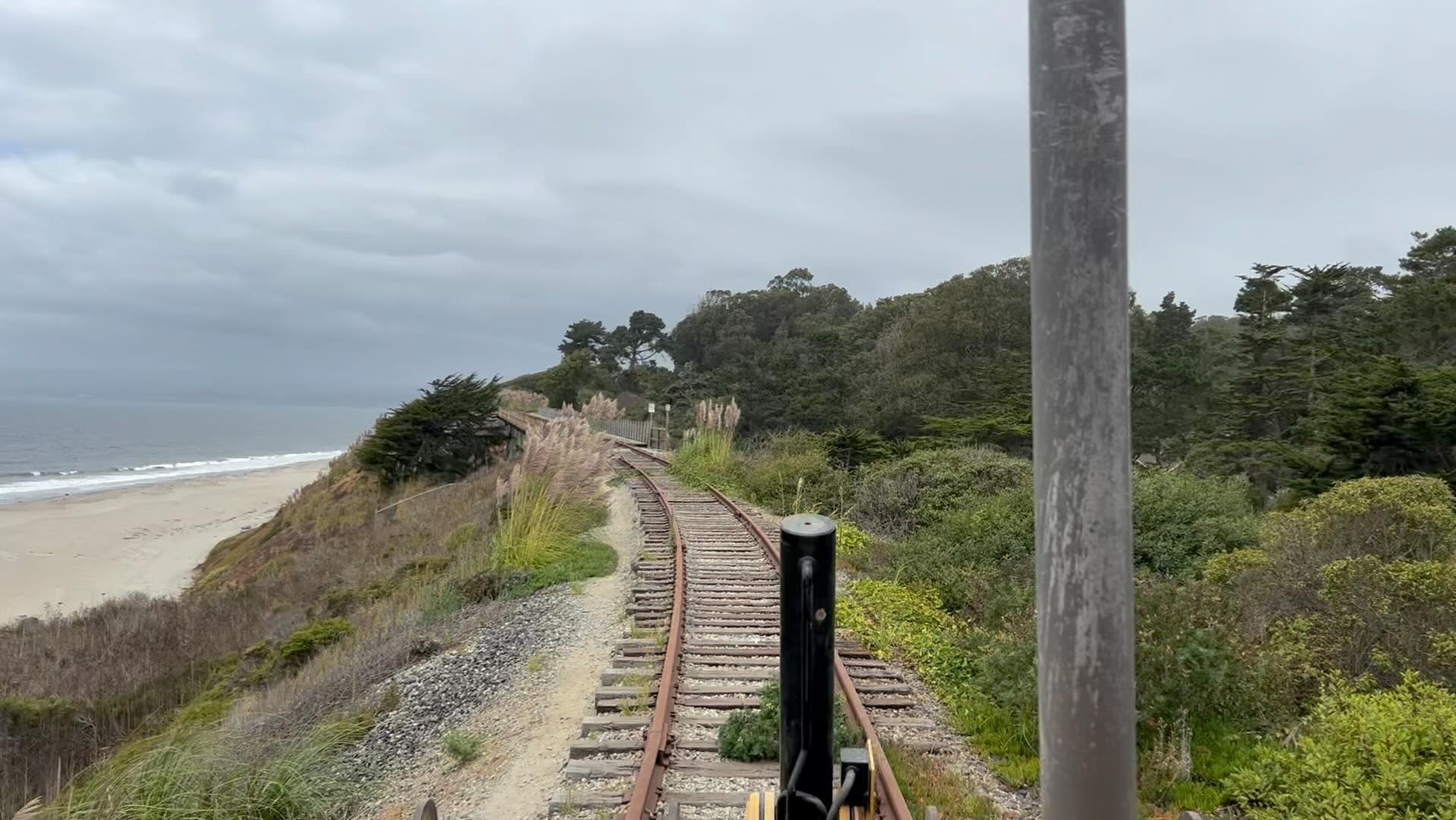 The possibilities are endless when the company backhoe can now ride the rails! We are now in full swing on the 2024 Ditching and Culvert clearing project in Santa Cruz county should keep us busy through Thanksgiving. More pictures and video to come! We are very proud of our small team, they are the reason that we are able to get all of this done. @irishexcavation #irishexcavation #caterpillar #cat #catbackhoe #cat415f2 #backhoesrule #canyoudigit #row #rail #railway #railroad #branchline