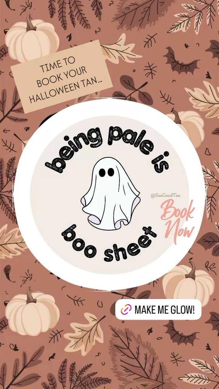 👻🦇 Being pale is Boo-Sheet! A golden tan pairs perfectly with any costume, from glamorous to gory. Swing by SunCoast Tanfor a radiant glow that will last through all your Halloween festivities! 🌙✨
#spraytan #tanningsalon #tangoals #glowup
#BronzedBeauty #tanningnearme #HalloweenFun