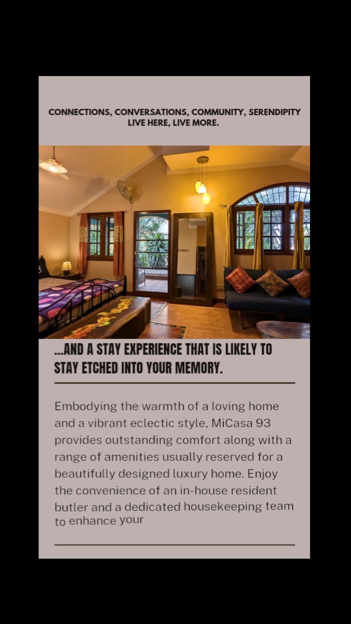 Embodying the warmth of a loving home and a vibrant eclectic style, MiCasa 93 provides outstanding comfort along with a range of amenities usually reserved for a beautifully designed #luxuryhome
Enjoy the convenience of an in-house resident butler and a dedicated housekeeping team to enhance your #experience
πΎποΈππ²ποΈπ½οΈπΊπ¨βπ³ππ₯§ποΈπ₯π»πΈπΊππ‘β€οΈπ΅οΈ
#laas #livehere
#airbnb
#live #work #play #create
#travel
#connections #conversations #community #serendipity
Say NO to #travel #fatiguΓ© #HappySpace