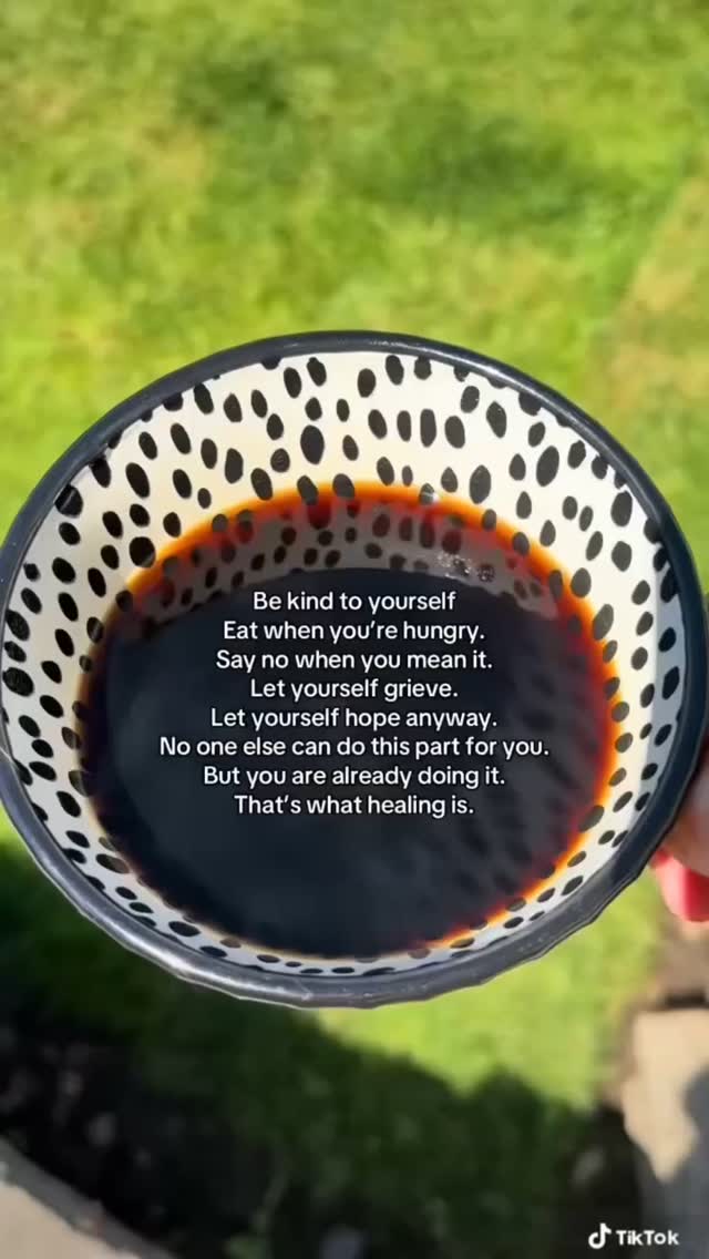 Be kind to yourself—you're doing the best you can. 💛
Rest isn’t lazy. Boundaries aren’t selfish. Healing isn’t linear.
Talk to yourself the way you would a friend.
#SelfCompassion #BeKindToYourMind #MentalHealthMatters #HealingJourney #YouDeservePeace #ProgressNotPerfection #GentleReminders #KindnessStartsWithYou
Video by: @lifecanbegoods2