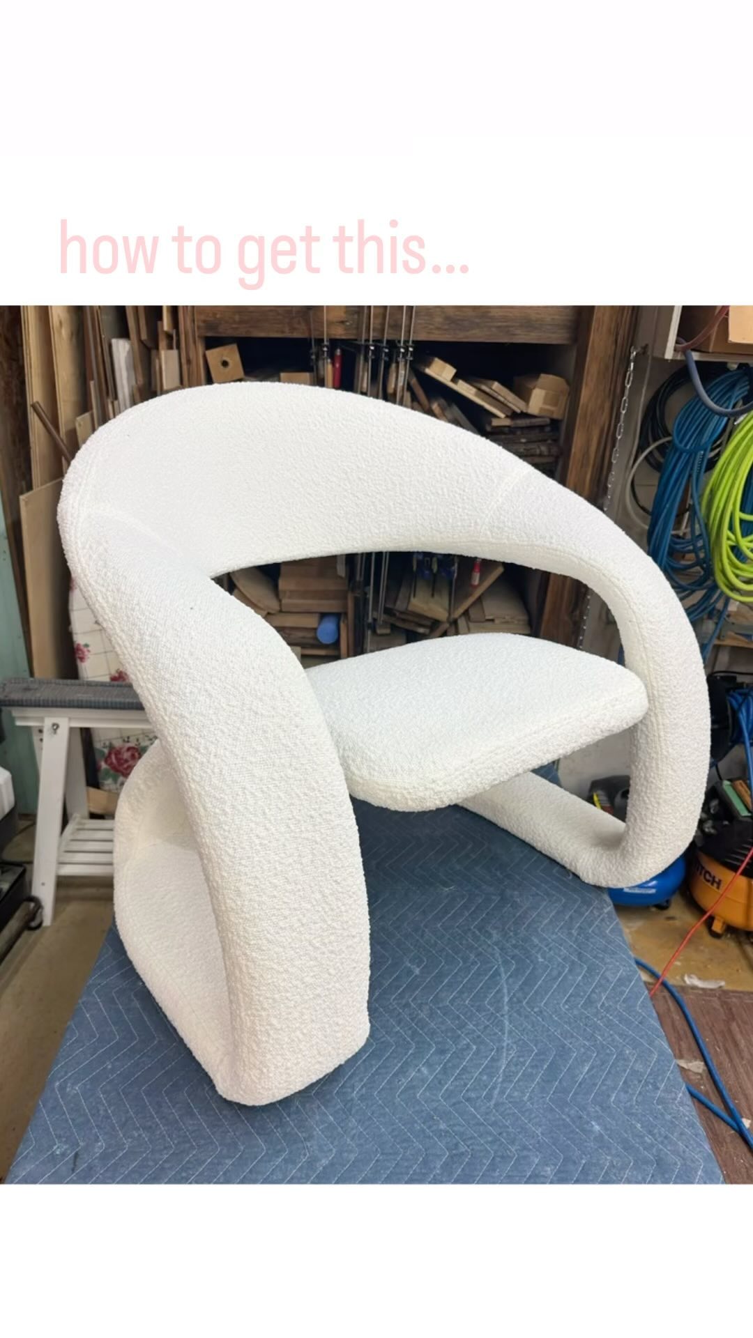 A modern update to this vintage #Jaymar Tonge Chair. Made in Quebec, it’s a piece of Canadian design history. 23 pieces, all meticulously patterned and sewed to create one giant cover. I remove the zippers from the original pattern and finish with a hand stitch so it’s perfect from every angle. #remadefurnituretoronto #onthebenchupholstery #twentyvalleyupholstery #andoncewewere #customupholstery #customreupholstery #vintagefurniture #remadefurniturelincoln #custom #reupholstery #upholstery #makers #torontomakers #shoplocal #madetoorder Fabric D3638 Snow by @charlottefabrics