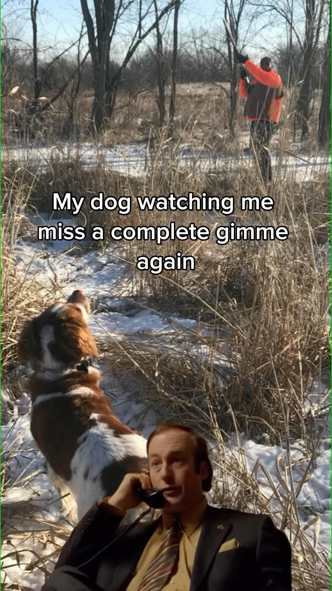 Why am I like this?
#hunt #miss #birdhunt #gundog #upland #whiffed #badshot #aimsmallmissmall