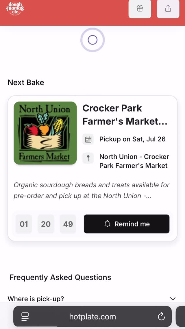SURPRISE! We have some dates secured this summer for the @northunionfarmersmarket at Crocker Park! Our first day is next Saturday and your chance to pre-order some sourdough goods opens today at 10am. We can’t wait to see you all and connect with our local community 🫶🏻