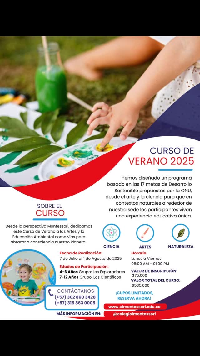 Ven y participa de nuestras Vacaciones Recreativas!!! Te esperamos !!!
-
-
-
#colegiopopayán #cauca #montessoricolombia #popayán #montessoripopayan