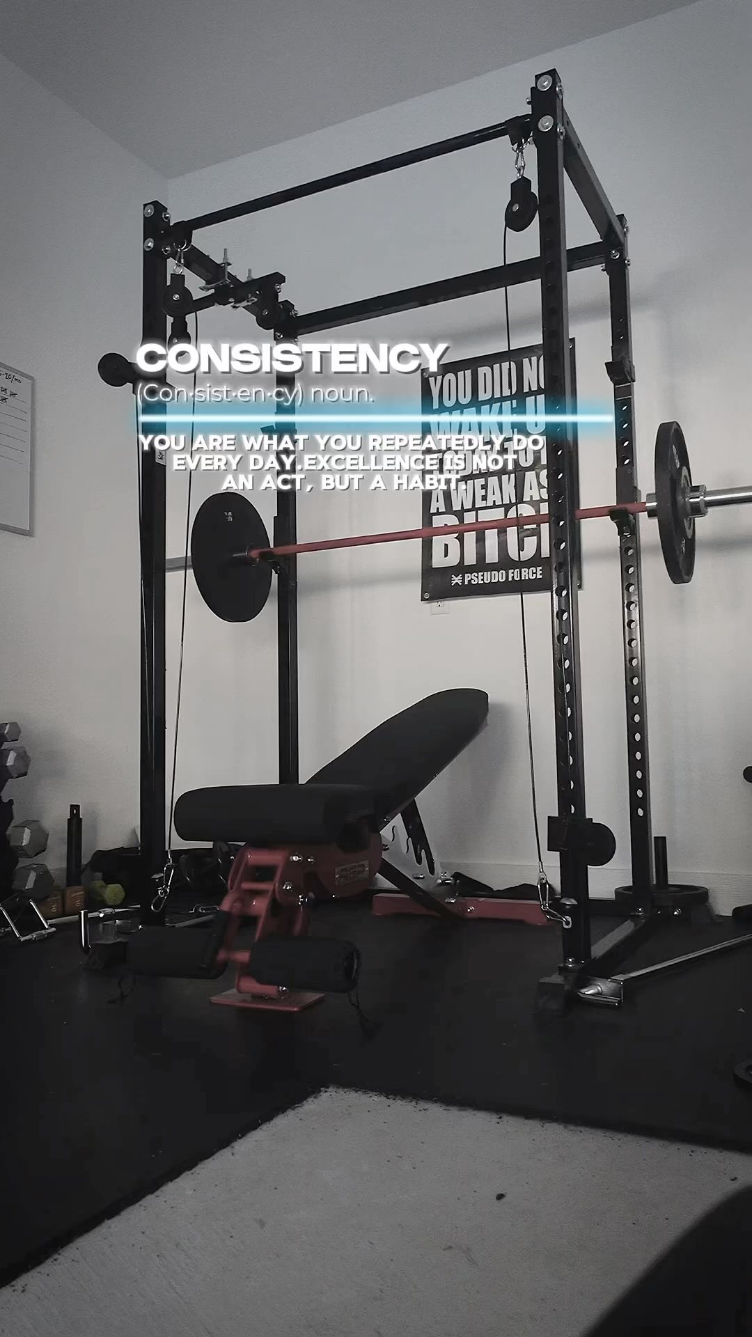 Part of why I harp on consistency is because it’s what allows us to identify what is truly working or not. When we don’t anchor on a sustainable approach we play whack-a-mole with what is creating progress or hindrance.
•
•
•
@pseudo_force_: KAI10
@getrawnutrition : RAWKAI
#gym #gymlife #garagegym #garagegymlife #austinfitness #austinfitnesscommunity #sbd #fit #fitness #pseudoforce #pseudoforcestudio #workout #dedicatednotmotivated #dedicationovermotivation #gymmotivation #gymdedication #fyp #follow #naturalbodybuilding #naturalbodybuildingmotivation #naturalphysique #getrawnutrition #rawnutrition #teamthavage