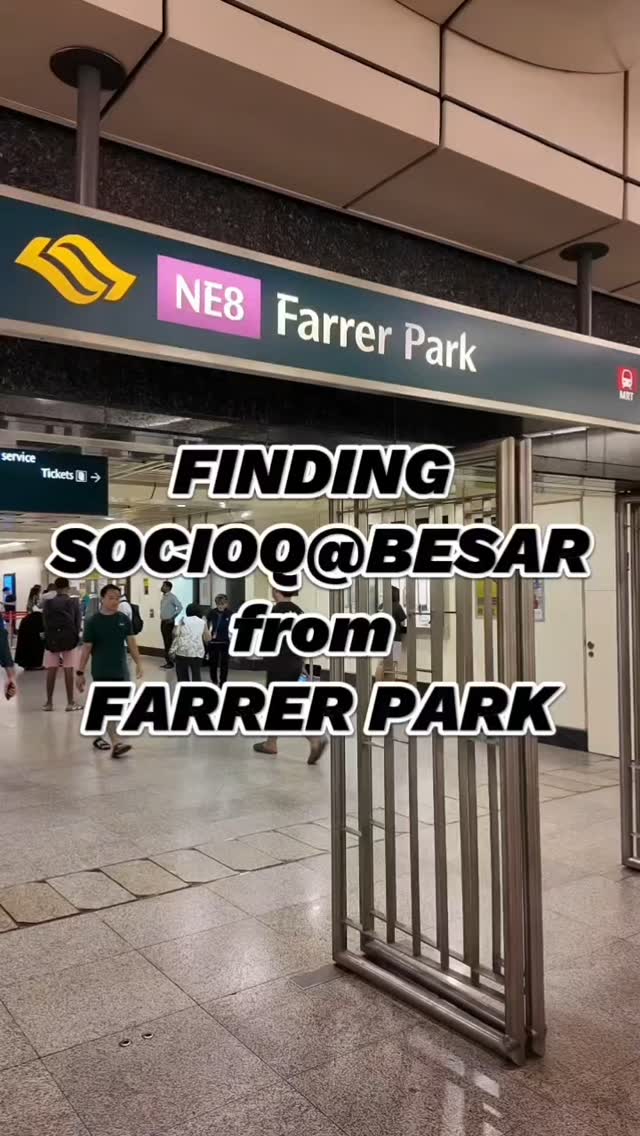 Navigating to SOCIOQ@BESAR from Farrer Park MRT just got easier! 🗺️
Save this for your next visit and follow our step-by-step guide. See you soon! #SOCIOQBESAR
#FarrerParkMRT #EventVenueSingapore #SGGatherings #CosyEventSpace #CentralLocationSG #AffordableVenueSG #SmallEventsSG