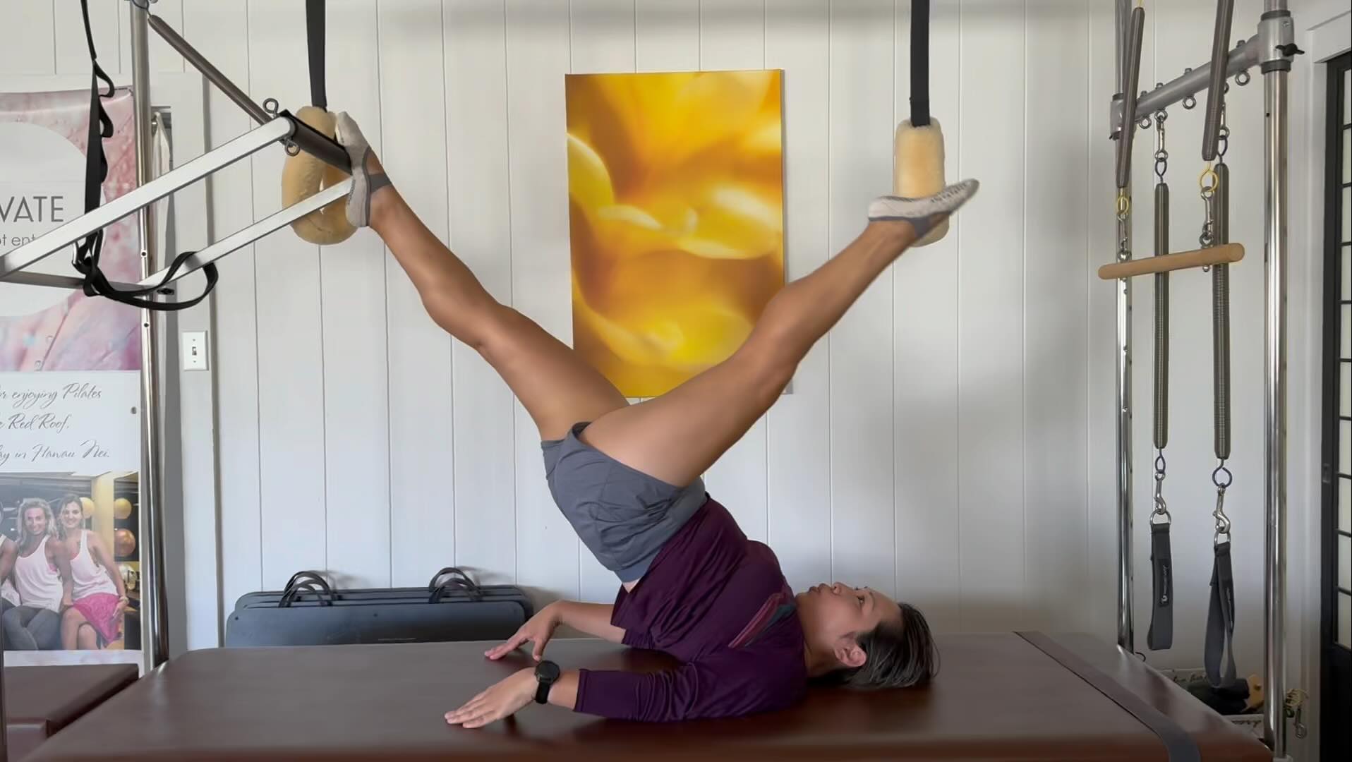 Itβs always a leg day in Pilates. Client is making it look easy, but this requires lots of core & legs muscles to work all at once. Bravo! π π #thefirmpilates #cadillacpilates #pilateslovers #pilateslife #studiolife #pilates #pilatesfit #pilateshawaii #hawaiipilates #kahalapilates #islandlife #fitmom #balance
