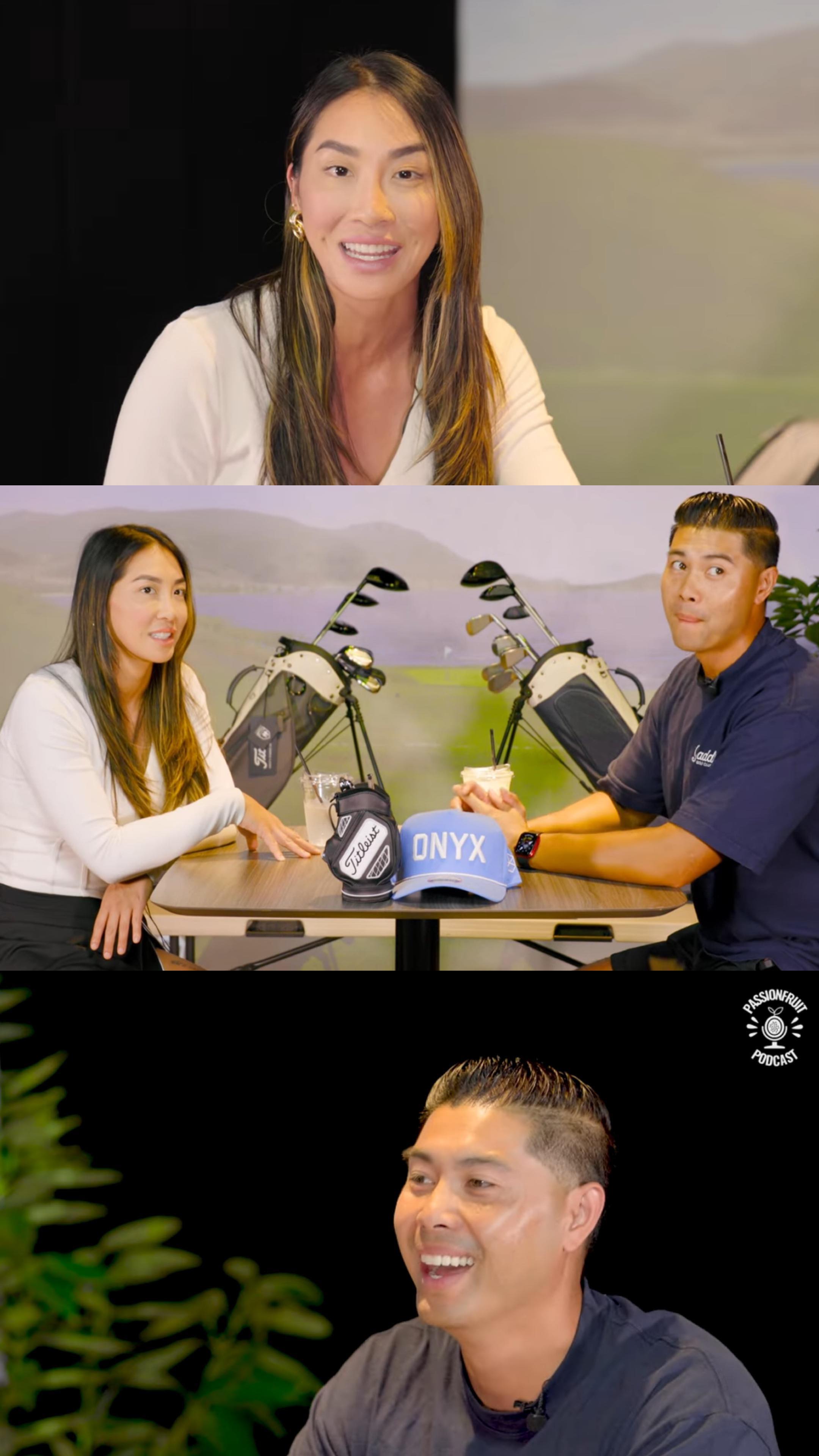 The tables have turned and the @passionfruitpodcasts production team takes this episode to ask @evelinachiang and her life partner, @allansamaniegoofficial a series of STEAMY QUESTIONS! 😰🔥🤣
Full Episode LIVE is on YOUTUBE! 🔈Don’t miss out on this hilarious episode.
Host: @evelinachiang
Guest: @allansamaniegoofficial
📸🎥: @bbchenphotography
PA: @saum_q
📍Studio Sponsor: @onyxgolf