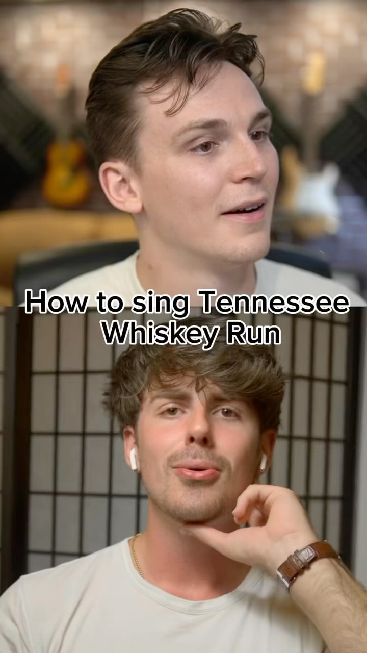 HOW TO DO the run from Tennessee Whiskey #vocalcoach