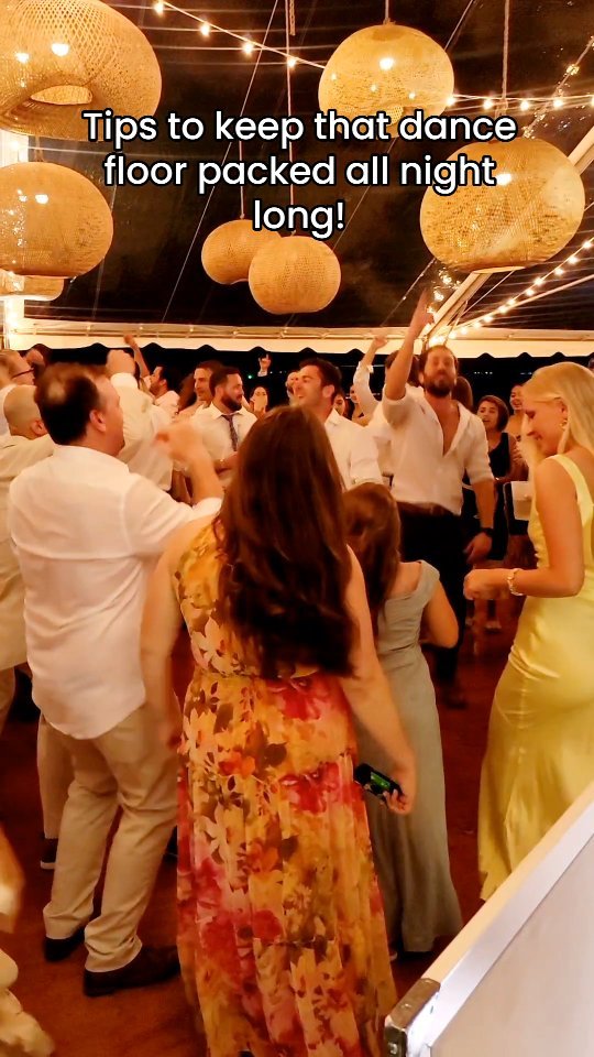 Whether you're hosting your dream wedding, party, corporate event, or gala, keeping guests on the dance floor is a must. Here are some tips on how you can do that...
#1 Hiring a Great DJ or Band. When you hire a talented DJ or live band who can read the crowd and keep the energy high with a mix of popular hits, classics, and guest requests, the dance floor will stay packed 💃🕺 @meisterproductions kept this group on the floor ALL night long, even extending the wedding an extra hour!
#2 Creating a curated playlist. You know your guests better than anyone, and working with your DJ or band to create a playlist 📀 that includes a variety of genres and tempos ensures there's something for everyone.
#3 Dance floor location and size: Place the dance floor in a central location and make sure it's large enough to accommodate your guest count, encouraging people to join in.
#4. Add some interactive elements: Consider adding interactive elements like a loco hour complete with props👑 , line dances, or even a live performance to keep guests engaged and excited.
#5 Timing is Key: Kick off the dancing with a group photo 📸 on the dance floor followed by a high-energy song to signal that it's time to hit the dance moves.
BONUS: Snacks and Bar: Make sure you position at least one bar 🥂 close enough to the dance floor to encourage going back to it, but not close enough where the line himders it. Also, setting up a late-night snack station near the dance floor keeps guests nearby and gives them the energy boost they need to keep dancing.
#weddingplanning #eventplanner #partyplanning #floridaevents #texasevents #floridabride #texasbride
#weddingreception #weddingtips #weddingplanner #gala #partyplanner #weddinginspo #partyinspiration