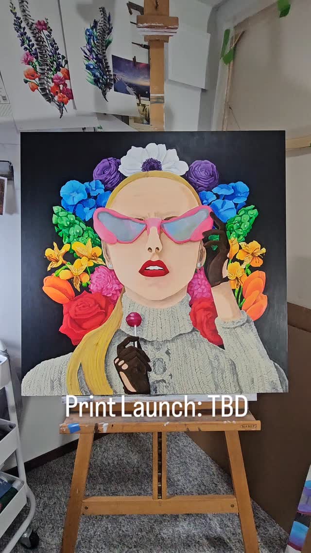 "Valerie" is proving to be tricky to capture for reproduction (see what I did there 😆🤔), and I know you're waiting for the print launch! Coming early October. Stay tuned!