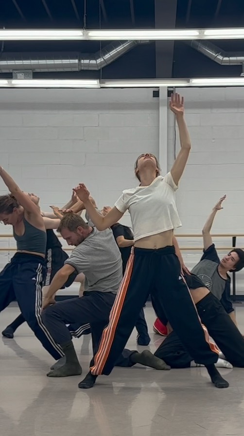 A full and beautiful first week creating a new work with @balletedmonton ❤️