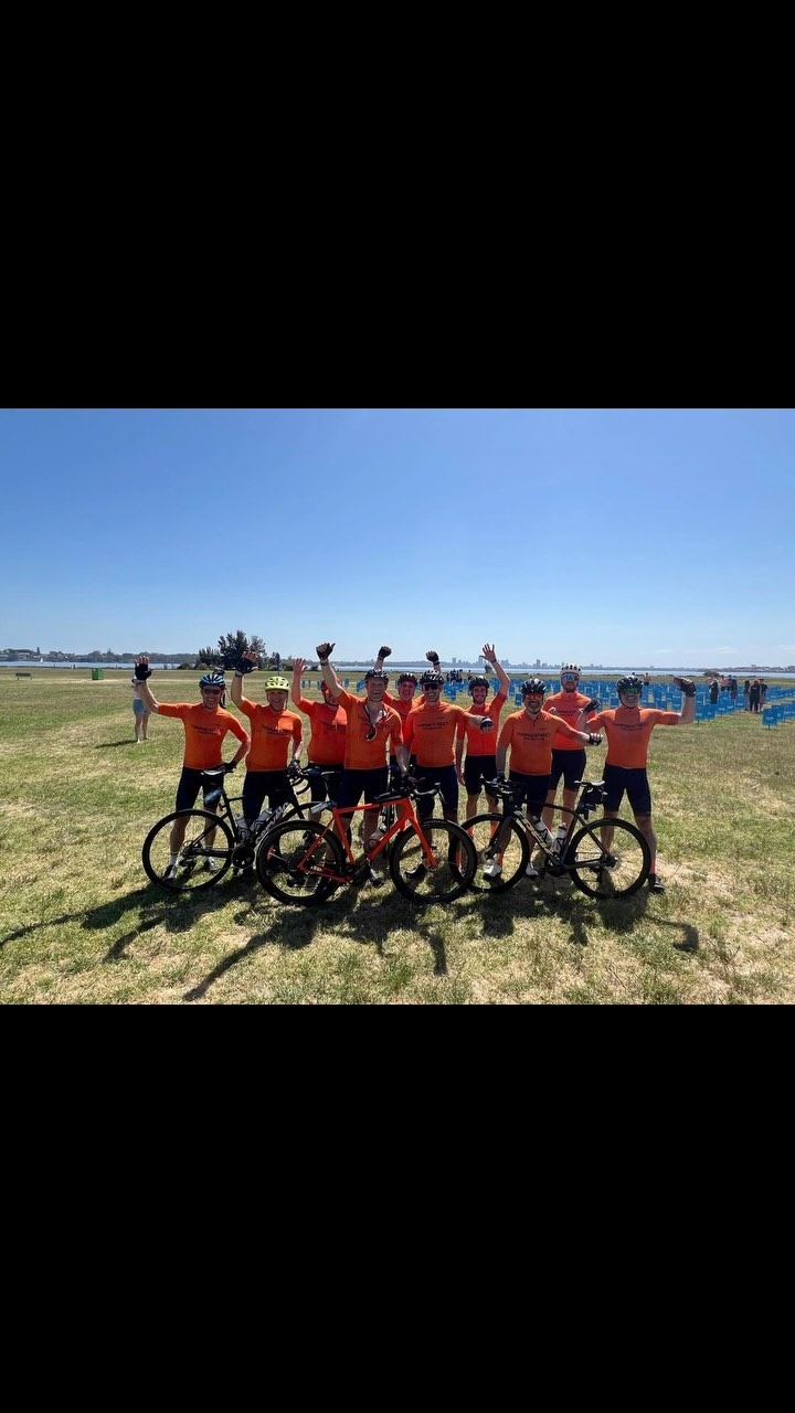 MACA Cancer 200 Ride for the Perkins 2024.  200km in 2 days to raise money for cancer research.  An amazing effort by the Thomas Street Cycle Club over the weekend at the cancer200ride, raising over $40k. This year’s event with over 1800 participants, raised an amazing combined total of over $10 million! #cancer200ride #cancer200rideforresearch #macaltd #perkinsinstitute #cancerresearch #ridefortheperkins
