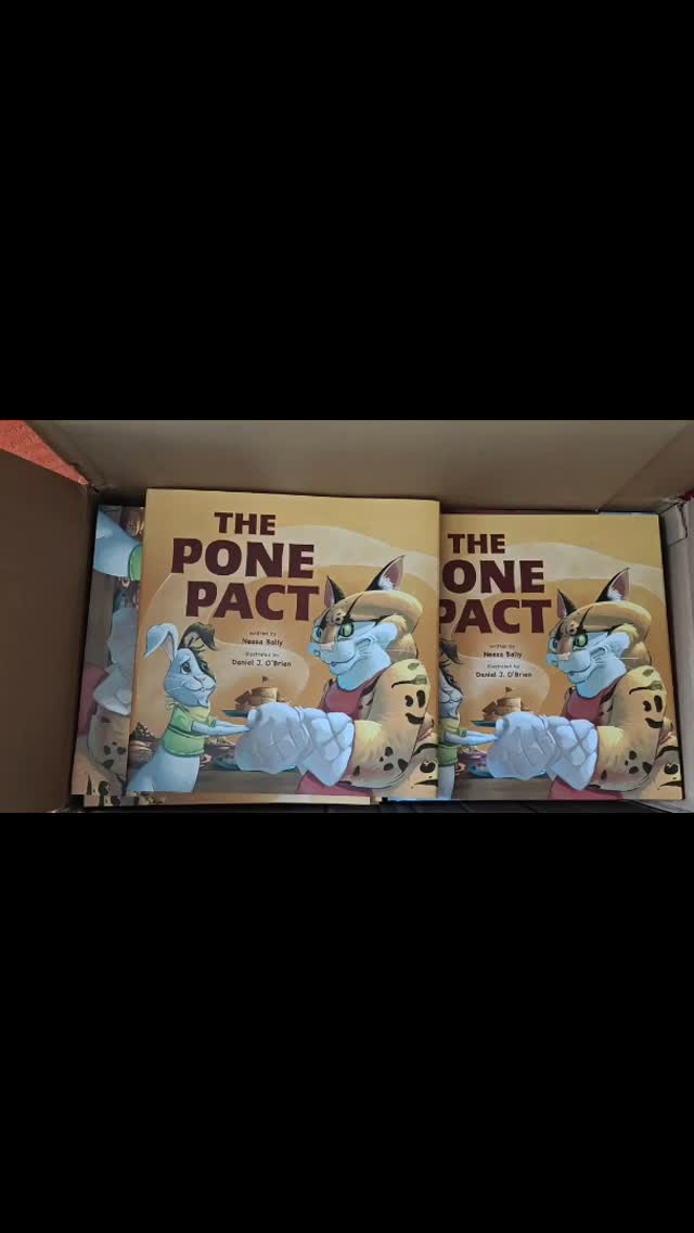 A little late in posting but my author copies of "The Pone Pact" have arrived!