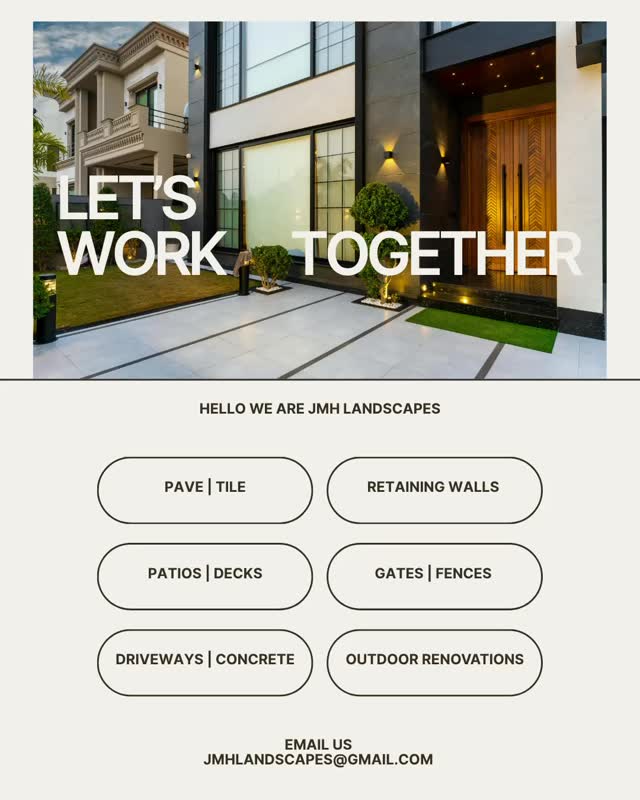 Many of our clients are surprised to learnโฆ we do it all.
At JMH Landscapes, weโre not just licensed for structural landscaping โ we specialise in complete outdoor transformations.
From excavation to retaining walls, concreting, tiling, paving, decking, drainage, lighting, garden design and more โ we manage every aspect with precision and care.
If itโs outdoors, we do it. And we do it exceptionally.
#JMHLandscapes #LuxuryLandscaping #OutdoorExcellence #StructuralLandscaping #BrisbaneLandscaper #SunshineCoastLandscaper #HighEndHomes #CompleteLandscaping #OutdoorLiving #LandscapeDesign