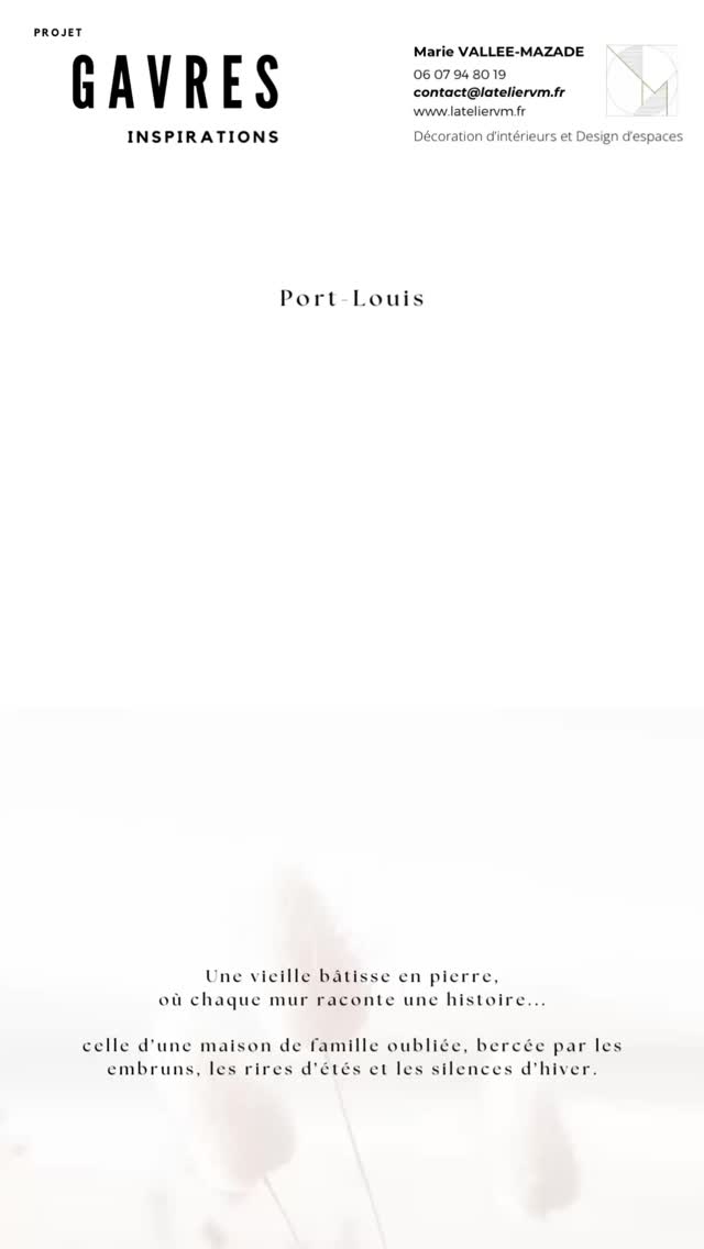 🎥✨ PORT LOUIS – Une vieille bâtisse en pierre reprend vie…
Pour ce projet de rénovation à Port Louis, j’ai puisé mon inspiration dans l’âme même du lieu : une bâtisse qui a traversé les temps, avec ses pierres, son âme, et son passé (malgré les fiantes de pigeons qui y ont élu domicile, si vous avez vu une Story précédente 😂).
💡 L’idée ? Lui redonner vie en douceur, tout en respectant ce qu’elle a été… Une maison de bord de mer, ancrée dans son histoire et dans son lieu, tout en lui apportant une nouvelle respiration.
❓Comment ? En y glissant de la lumière, de la douceur et du confort — sans rien effacer de son caractère.
👉🏻 Le but ? Créer une maison de famille, chaleureuse, intemporelle…qui retrouve un charme d’antan.
Les planches sont validées par mes clients et l’implantation également 👍… je suis impatiente de vous montrer la suite 😊
#portlouis #ploemeur #lorient #morbihan #décoratricedinterieur
#maisondefamille #maisondeborddemer #renovation