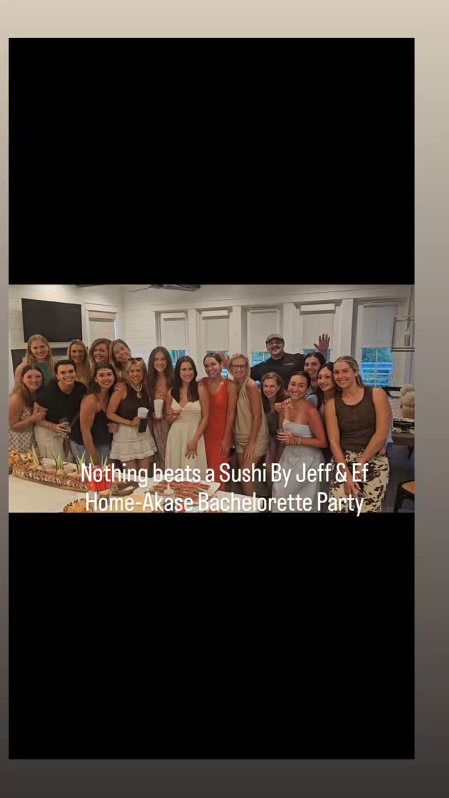 Nothing beats a SushiByJeff&Ef #bacheloretteparty the original Home-Akase Experience!!! #bachelorettetrip #bachelorettepartyideas #30asushi #30asushi #sushicatering #sushitime #rollwave #geuaxtigers