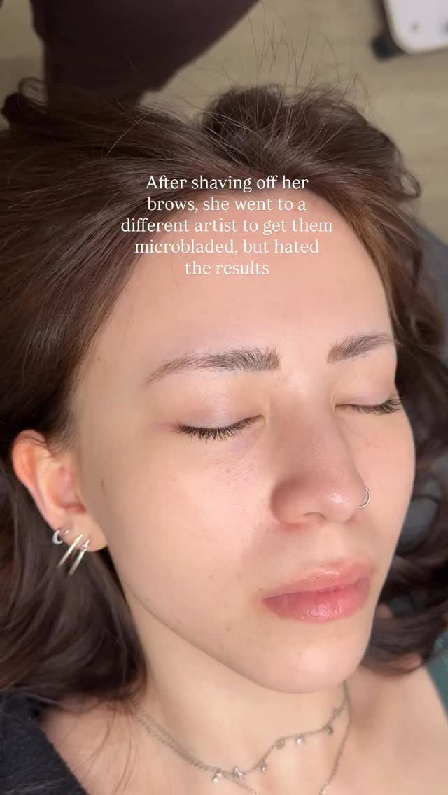 I don’t always like to go over another artist’s work, but she was desperate to get her brows fixed after visiting 2 different artists with unhappy Microblading results. I was happy to help give her a natural look with Nano Brows!
#azbrows #aznanobrows #azmicroblading #azbrowlamination