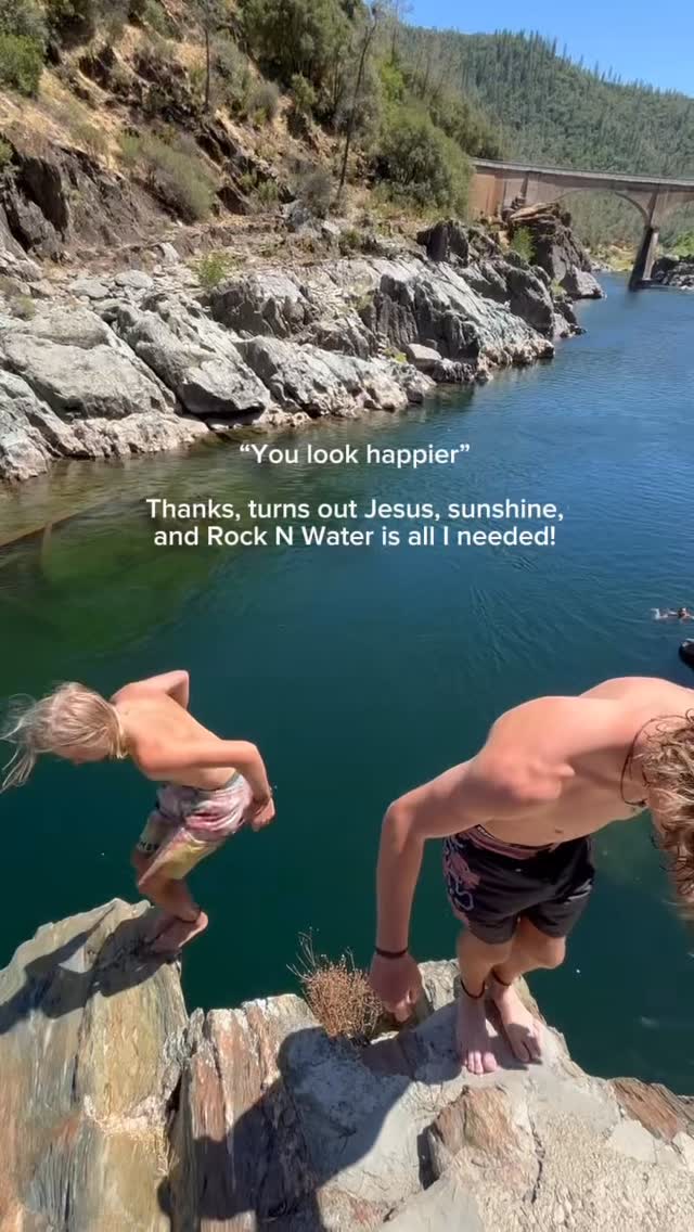 The BEST combo 😍
#rocknwater #summertime #christiancamp