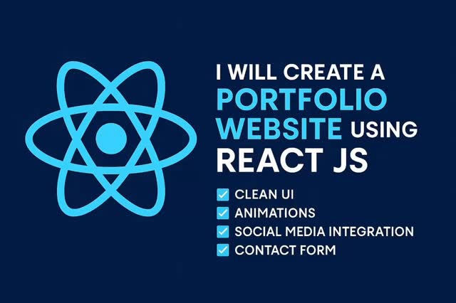🚀 Showcase your skills with a stunning React JS portfolio website!
I create modern, responsive, and fast-loading portfolios tailored to highlight your personal brand.
For More Details:-
🔗 Fiverr: http://www.fiverr.com/s/xXLb0WX
🌐 Website: moredesigns.net
✨ Let’s build your dream portfolio today!
#ReactJS #PortfolioWebsite #WebDevelopment #FrontendDeveloper #FreelanceWebDev #ModernWebDesign #ResponsiveDesign #moredesign #JavaScriptDeveloper #FiverrGig #MoreDesigns #instafollowers #instalike #itsolutions #itservice #service #developers #developer #hiring #jobsearch #job #post #instapost #insta #instagram #linkedin #companyculture #website #ui #ux