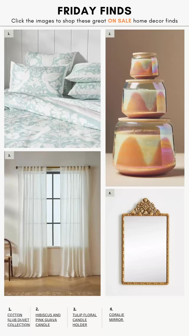 Friday Finds!
Each week I search the internet (so you don’t have to!) to find great deals on beautiful top rated home decor from your favorite brands.
Comment FRIDAY and I will DM you the links to this week’s finds.
#interiordesign #homedecor #paintcolorinspiration #designinspiration #paintcolor #paintcolors #paintcolorconsultant