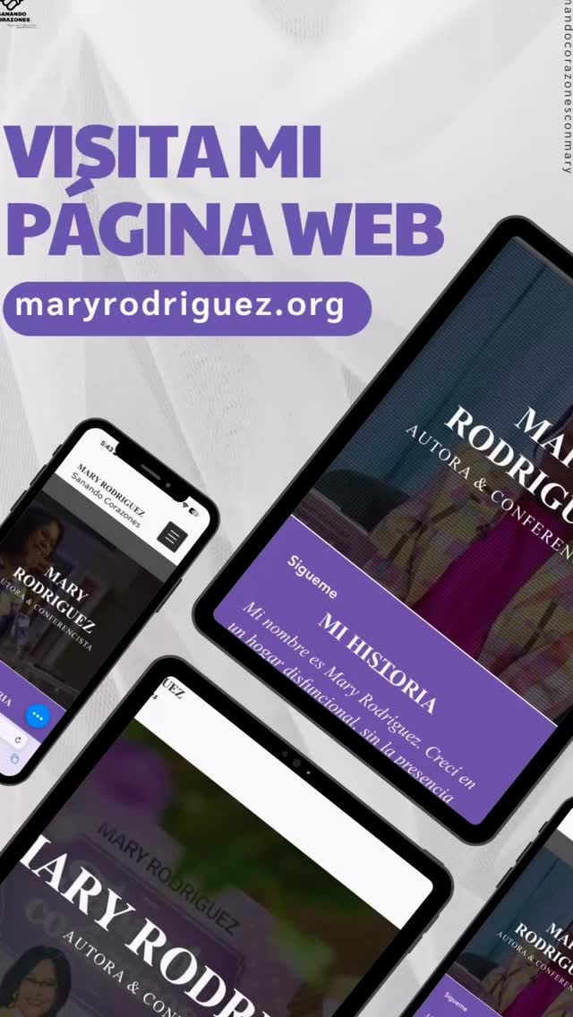 💖 Te invito a visitar maryrodriguez.org 💖
Entra a mi página web 🌐 y descubre un espacio creado para ti: sanidad emocional, inspiración, recursos, eventos y mucho más.
Si estás buscando guía, esperanza o simplemente un nuevo comienzo… este lugar es para ti 🌷✨.