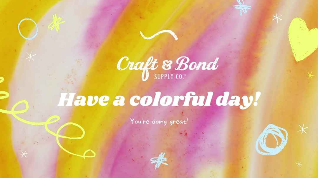 Have a colorful weekend 💖
Shop now at www.craftandbond.com 🛍
#qotd #arts #crafts #craftandbondsupplyco