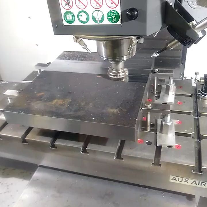 First time cutting dry in a CNC. It just feels wrong.