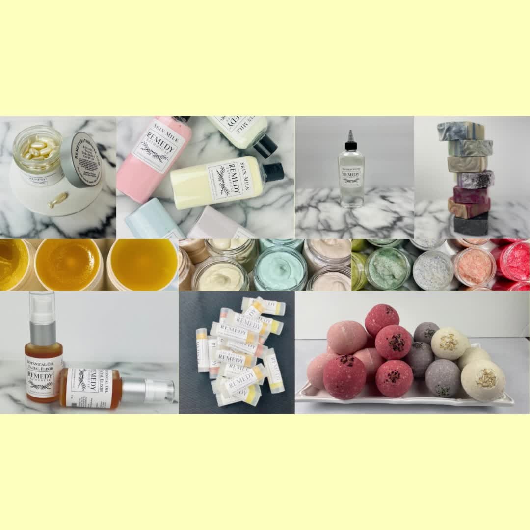 The driving force for creating healthy nourishing everyday skin care is to keep skincare simple without unnecessary ingredients. Our line of soaps and body care are for those who want distinctly different products with the best ingredients. REAL Soap and skincare for those who don't compromise on quality.
Remedy formulates body and skin care products that harness botanical benefits, adding good for you butters and oil infusions. Our mission is to provide skin care that is uncomplicated, using ingredients that are full of nature’s goodness.
Remedy Bath Houses Creates skincare especially for those who love the skin they're in.
www.RemedyBathHouse.com
All natural skin care. Shipped right to your door.
#naturalbodycare #albuquerque #ladiesnightout #RemedyBathHouse #skincare #skincareroutine #skincareproducts #skinhealth #skintransformation #naturalskincare #naturalbeauty #naturalsolutions #Skincare #remedybathhouse #skinlove #artisansoap #madeinNM #artisan #skinsoftening #soap #madeinNM #Abq