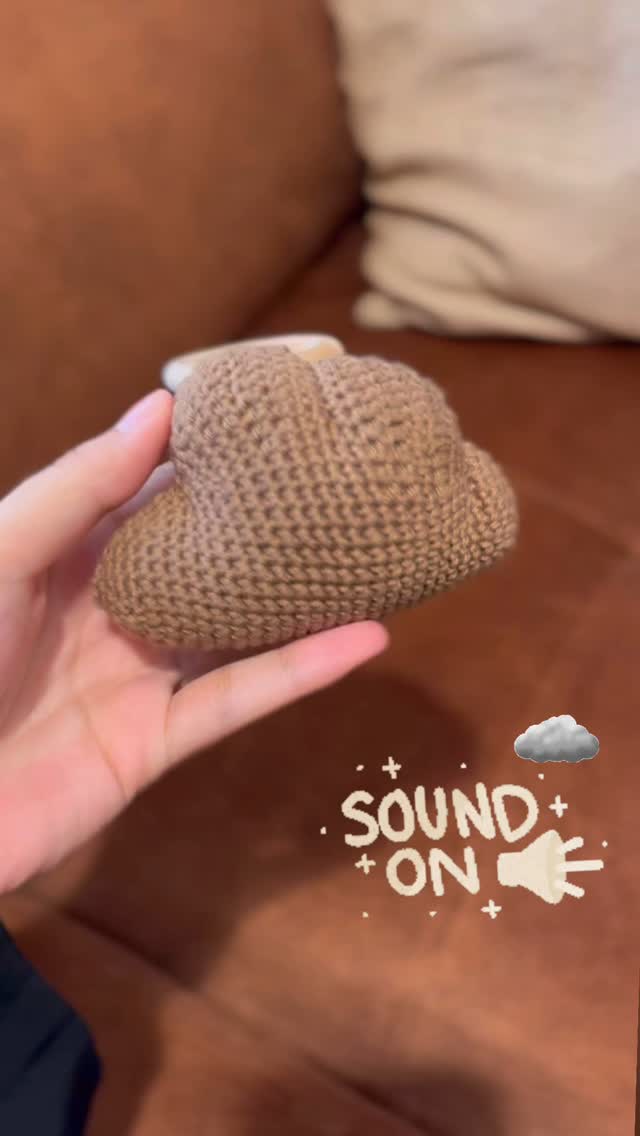 Crochet sound rattle in clouds ☁️
Dm to order