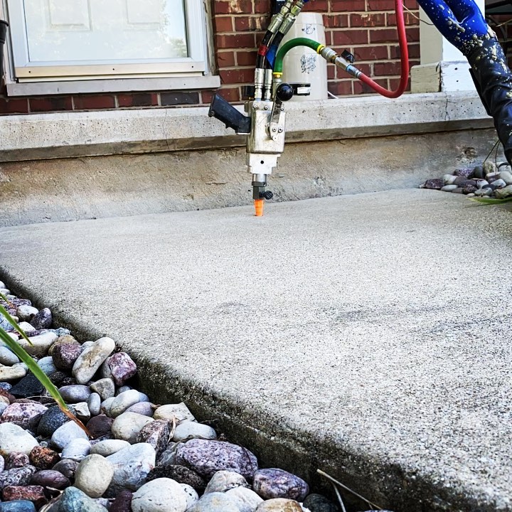 Raised this step to meet ADA specifications! Call or text 708-334-3341 for a FREE ESTIMATE if your front step seems a little to high!!!
#concreteraisingcompany #concreteraising #concreterepair #sunkenconcrete #sunkenconcretesolutions