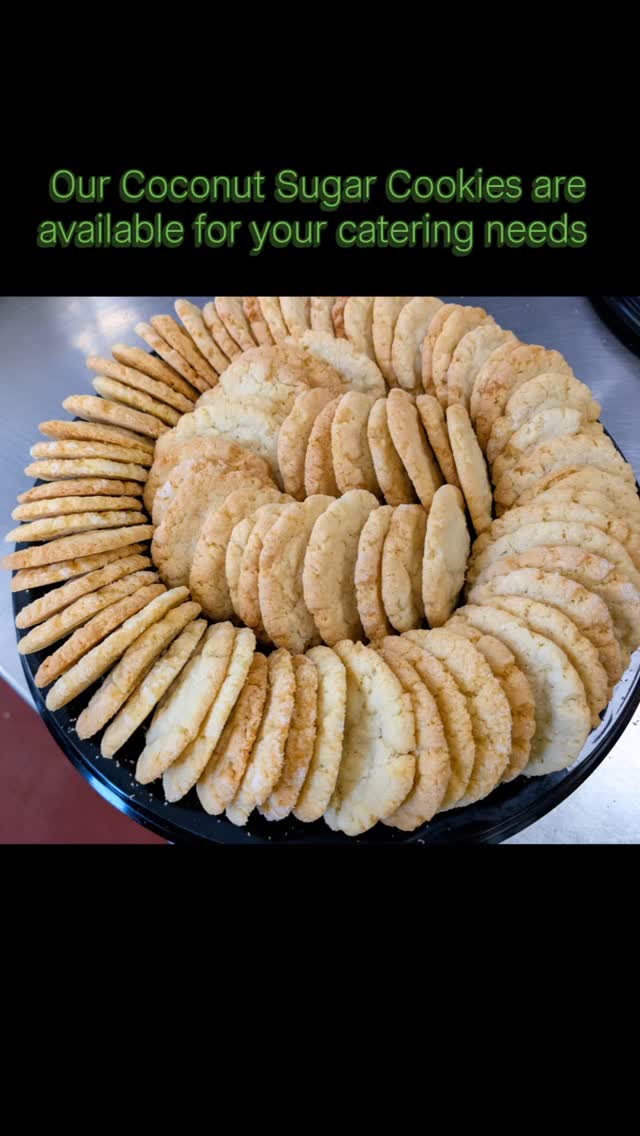 SUG SUG is available for all your dessert and snack needs! Place an order of our coconut sugar cookies for your next meeting or event!
Http://sugsugbakery.com
#catering #sugsugbakery #sugarcookies #coconut #sugsug #virginislandsbakery #bostonbakery #commonwealthkitchen #virginislands #boston #igboston