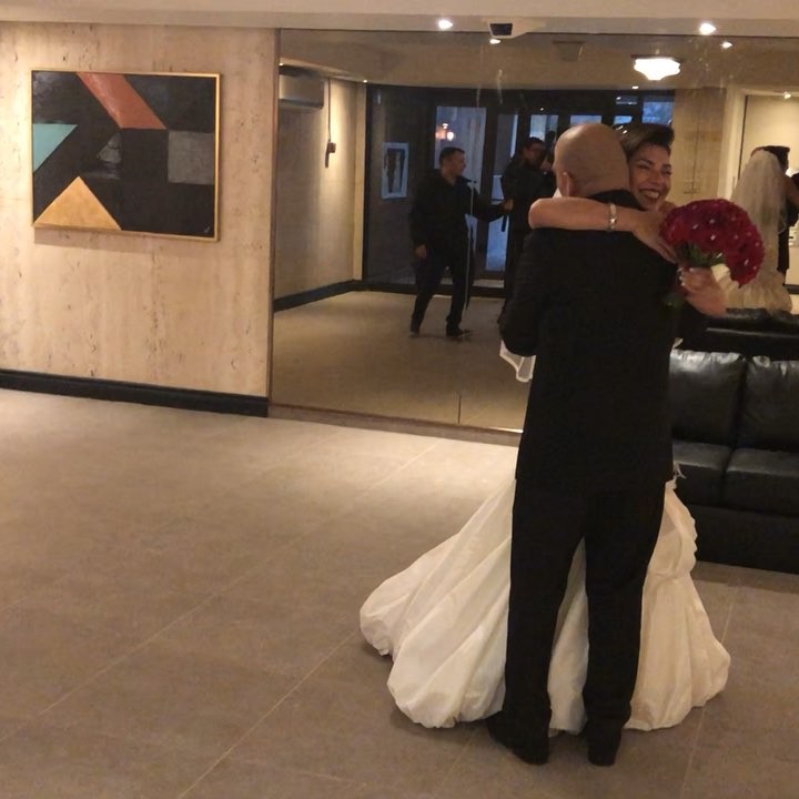 Shooting a wedding today. Doing the reveal, beautiful moment. Happy to capture it on video and photos. #wedding #gettingmarried #videography #photography #hitched #beautiful #moment #jewish #bride #groom #surprise #happy #love #montreal #mtl #based #party #fun #stunning